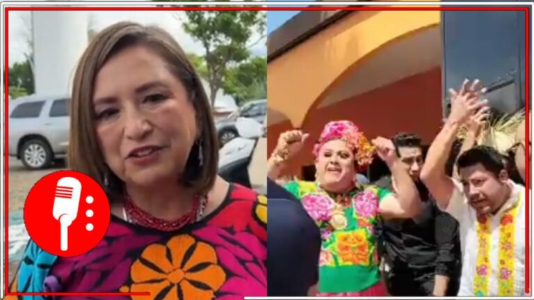 Falso que Xóchitl Gálvez haya sido agredida en Oaxaca; vídeo muestra que pobladores solo le expresaron su rechazo a la panista (VIDEO)