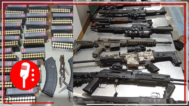 Elementos de la Guardia Nacional detienen a dos mujeres que pretendían entrar a México con armas largas y cartuchos útiles (FOTOS)