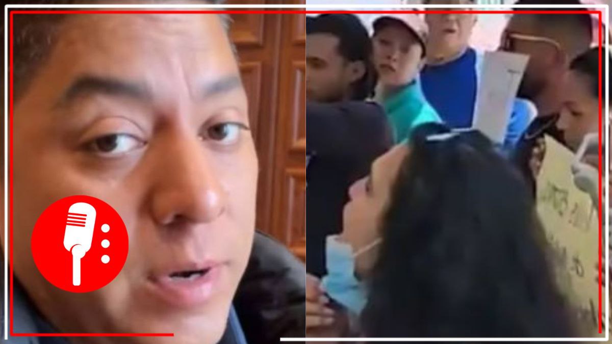 “Mentiroso y corrupto”, le gritan madres de víctimas a gobernador de SLP, Ricardo Gallardo, durante evento (VIDEO)