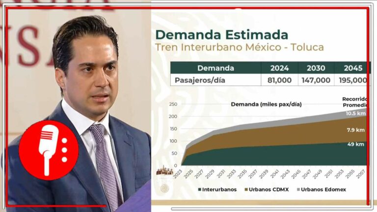 Director de Banobras informó sobre las novedades del Tren Interurbano México-Toluca (VIDEO)