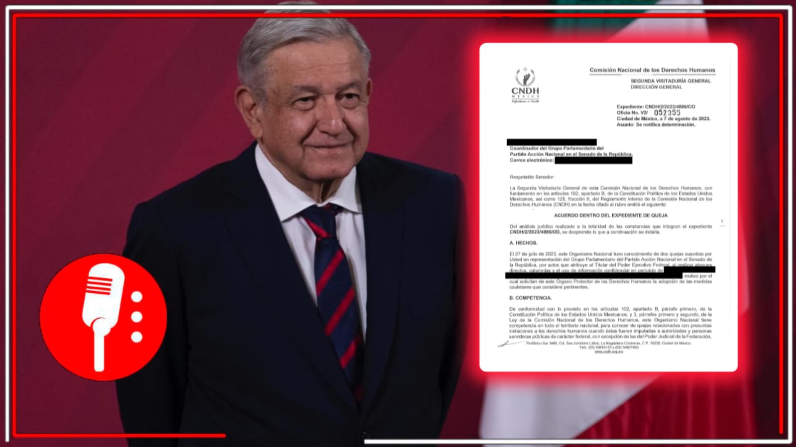 Luego de un profundo análisis a 128 mañaneras, la CNDH informó que AMLO no violó los DD.HH. de ningún personaje de la “oposición” (FOTOS)
