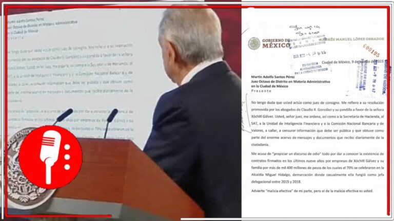 AMLO leyó la carta que redactó para el juez de la corrupción, Martin Santos Pérez, quien también ayudó a &#8220;El Chapo&#8221; (FOTOS Y VIDEO)