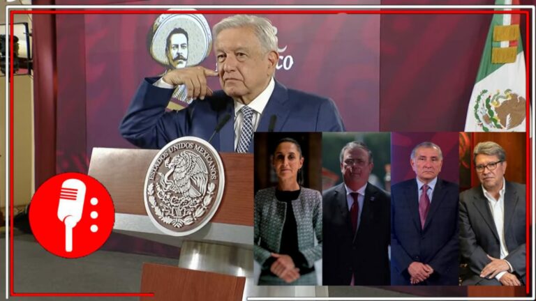 AMLO pide a funcionarios no meterse en proceso interno de Morena o intentar favorece a alguna &#8220;corcholata&#8221; en especifico.