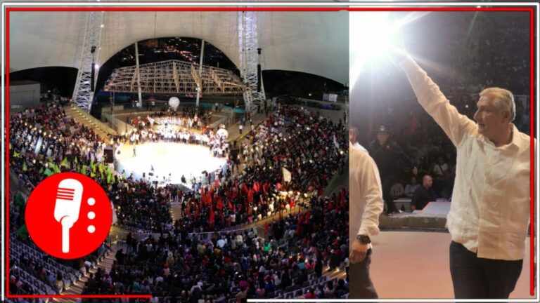 Ante más de 10 mil personas, Adán Augusto cierra su gira por el sureste desde Oaxaca