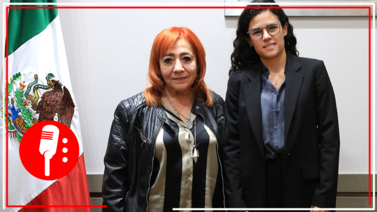 Luisa Alcalde se reúne con Rosario Piedra, titular de la CNDH