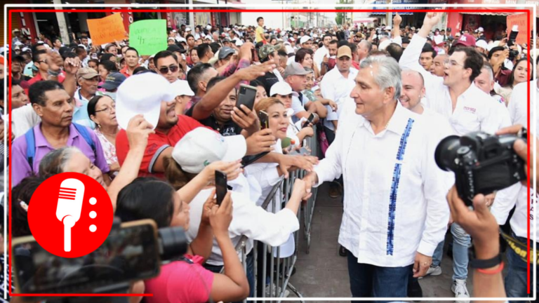 Adán Augusto realiza caminata multitudinaria junto al pueblo de Villa Flores, en Chiapas (VIDEO)