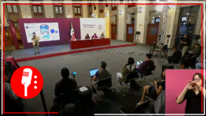 SEP presenta libros de texto de quinto grado en conferencia vespertina