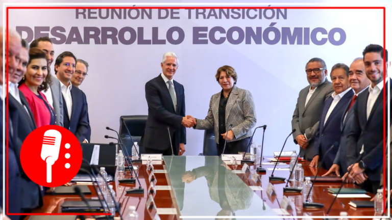 Delfina Gómez y Alfredo del Mazo sostienen última reunión de transición del gobierno del Edomex