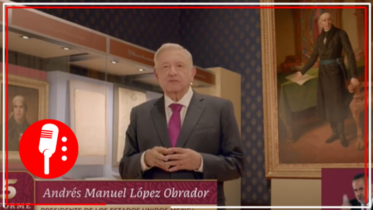 La &#8220;paz es fruto de la justicia&#8221;, señaló AMLO rumbo al 5to informe de gobierno