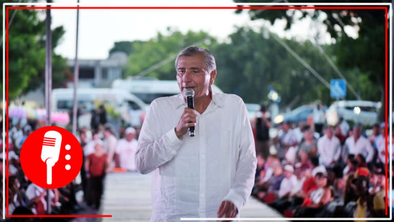 Alrededor de 4 mil personas acompañaron a Adán Augusto en su asamblea informativa en Cancún, Quintana Roo