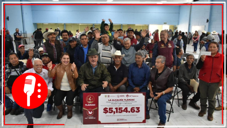 Tláhuac apoya a campesinos damnificados por granizada