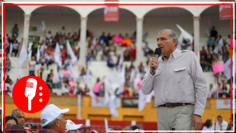 Cientos de personas reciben a Adán Augusto en Aguascalientes (VIDEO)