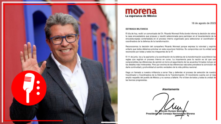 Ricardo Monreal retira la casa encuestadora que propuso y fue seleccionada