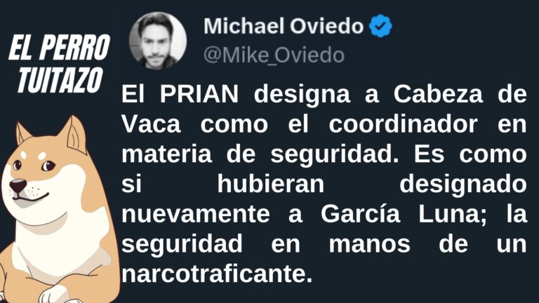 El Perro Tuitazo: Cabeza de Vaca, nuevo coordinador de seguridad del PRIANRD
