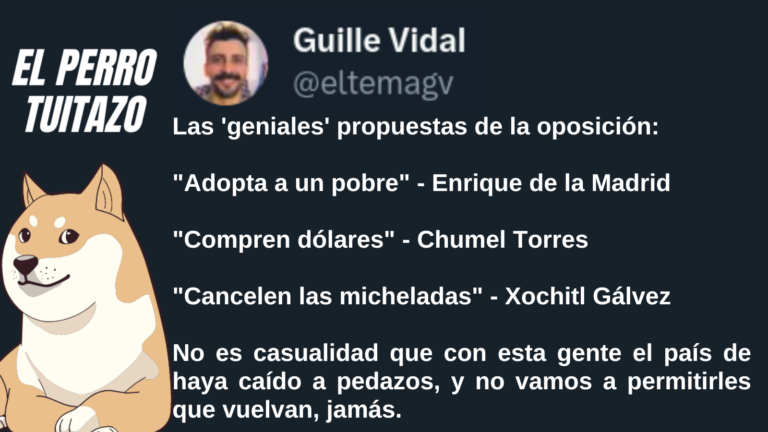 El Perro Tuitazo: La oposición sigue con sus “geniales” propuestas
