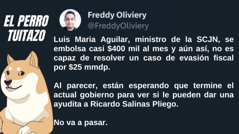 El Perro Tuitazo: Salinas Pliego deberá pagar sus impuestos