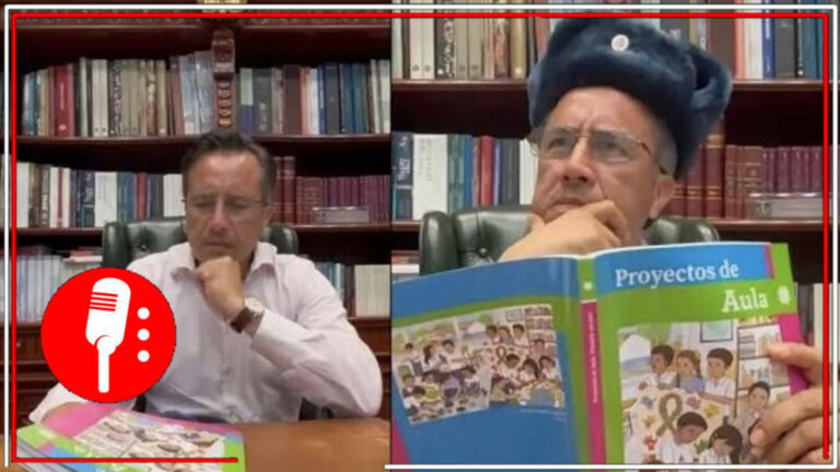 Gobernador de Veracruz contrarresta críticas a libros de texto con sarcasmo y melodías
