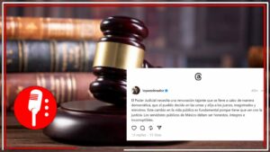 AMLO se pronunció en &#8220;Threads&#8221; para anunciar que se necesita una renovación en el Poder Judicial (FOTO)