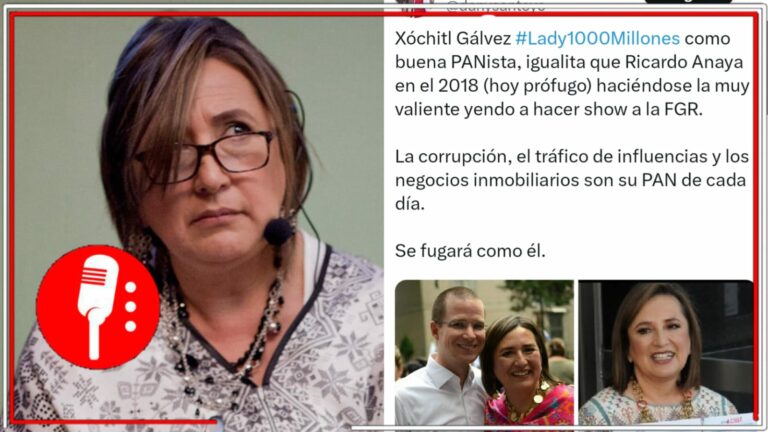 Xóchitl Gálvez se hace tendencia en Twitter, la apodan #Lady1000Millones y exigen que aclare su enriquecimiento