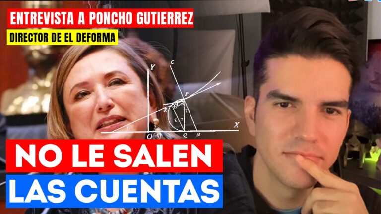 #Entrevista | No le salen las cuentas: El director de El Deforma, Poncho Gutiérrez dijo que no le sorprende que la empresa de Xóchitl Gálvez este conformada por un 130% porque es la misma persona que va ganando en las encuestas con un 125%