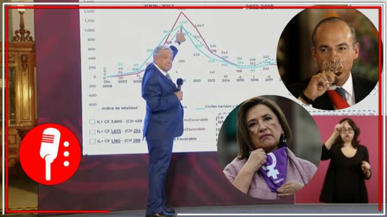 Sin mencionarla, AMLO criticó que la apodada “Señora X” quiera revivir la guerra contra el narco que impulsó Calderón y su cómplice, Genaro García Luna (VIDEO)