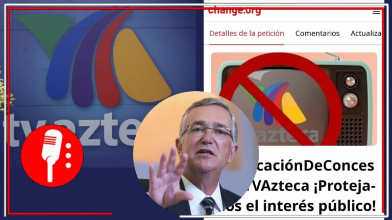 Pongamos un hasta aquí al señor que se ha enriquecido de manera ilegal: lanzan petición para que le retiren a Salinas Pliego la concesión de TV Azteca
