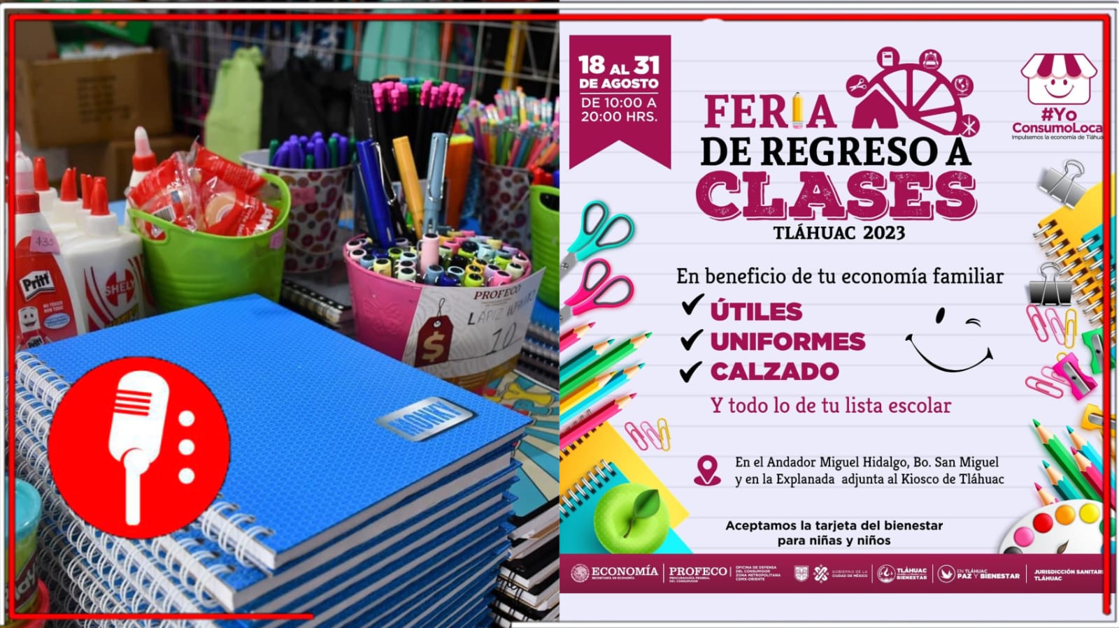En beneficio de la economía familiar y de los emprendedores, Tláhuac realiza feria de regreso a clases 2023 (FOTOS)