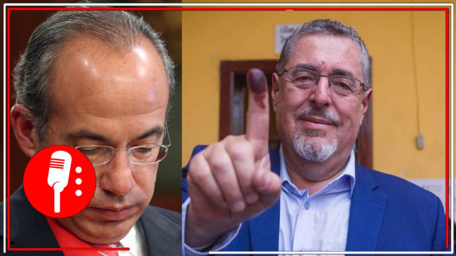 Calderón, señalado por fraude en 2006, acudió Guatemala como observador electoral y presencia como Arévalo derrotó con amplia ventaja a la derecha 
