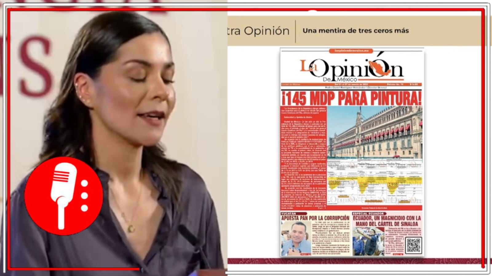 Ni con todo su dinero y nado sincronizado, la derecha logra engañar al pueblo: Liz Vilchis desmiente a los medios de manipulación (VIDEOS)