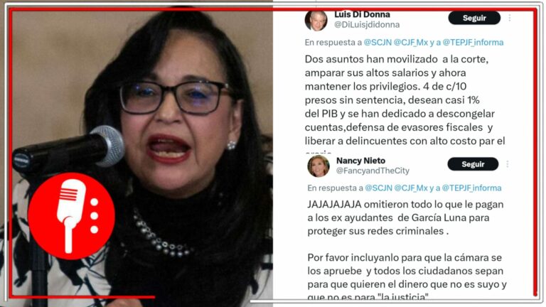 La SCJN trata de justificar aumento de recursos para el Poder Judicial y se topan en X con un pueblo cansado de tanta robadera