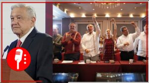 AMLO confirmó que el 6 de septiembre entregará el bastón de mando a quien sea elegida o elegido para representar al movimiento de la transformación (VIDEO)
