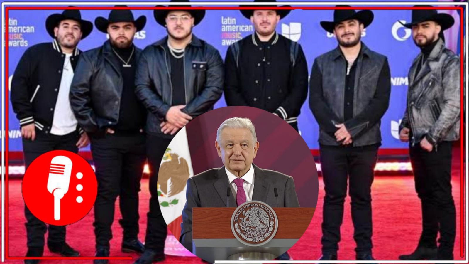 AMLO anunció la presentación del Grupo Frontera el próximo 15 de septiembre para conmemorar la independencia de México en el Zócalo (FOTOS)