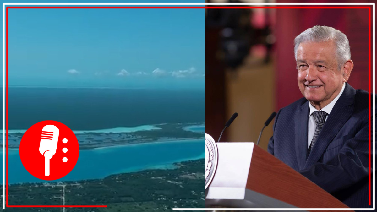 AMLO supervisa avances del Tren Maya