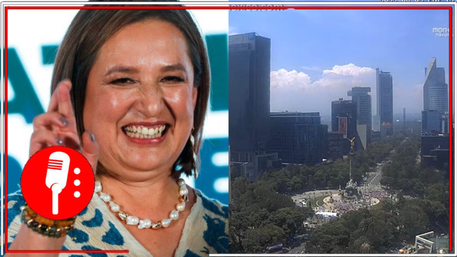 Ni con acarreados pudo; exhiben que la panista Xóchitl Gálvez no logró llenar su evento
