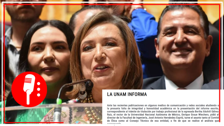 UNAM se pronuncia sobre plagio de Xóchitl Gálvez; convoca al Comité de Ética para revisar el caso