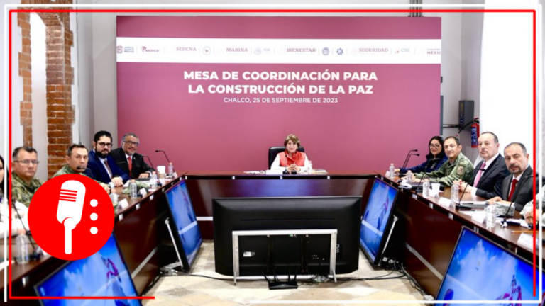 Delfina Gómez encabeza Mesa de Coordinación para la Construcción de la Paz del Edomex