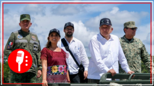 AMLO supervisa construcción del Aeropuerto Internacional Felipe Carrillo Puerto en Tulum