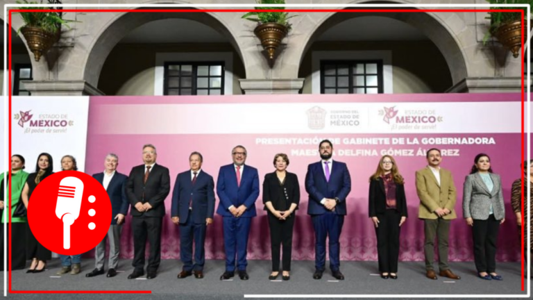 Delfina Gómez presenta a su gabinete de trabajo; Horacio Duarte será Secretario de Gobierno e Higinio Martínez, Jefe de Gabinete