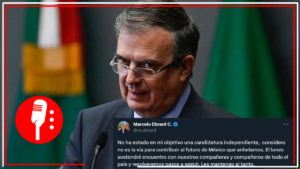 Ebrard descarta ir por candidatura independiente; &#8220;no ha estado en mi objetivo&#8221;