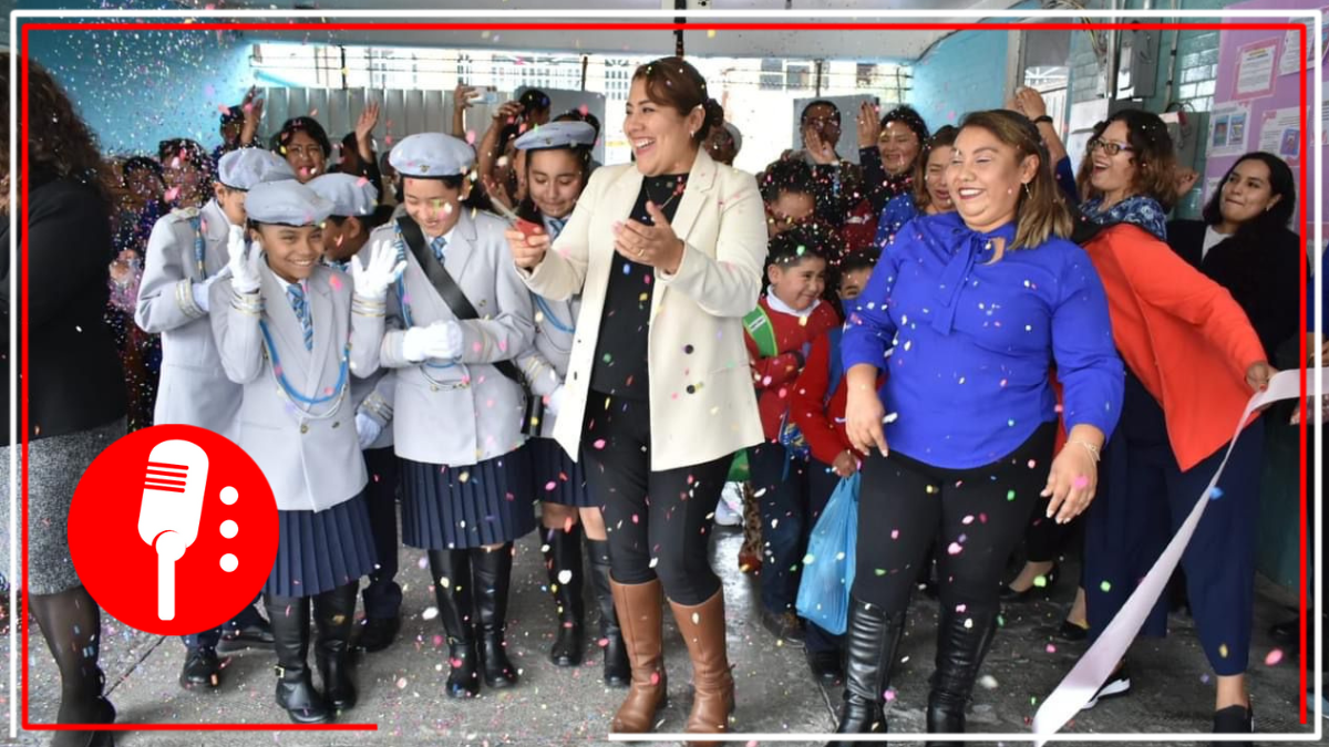 Niños de primaria de Tláhuac inician ciclo reestrenando su escuela