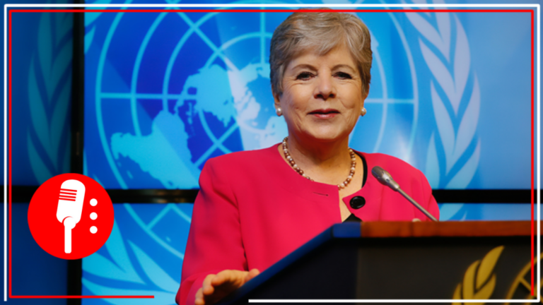 En la Asamblea General de la ONU, Alicia Bárcena señaló que “México tiene una brújula muy clara: humanizar la migración”