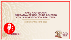 Gobierno de México publica dos documentos relacionados con la desaparición de los normalistas de Ayotzinapa