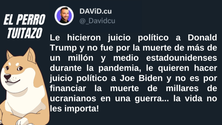 El Perro Tuitazo: a EE.UU. no le importan las vidas