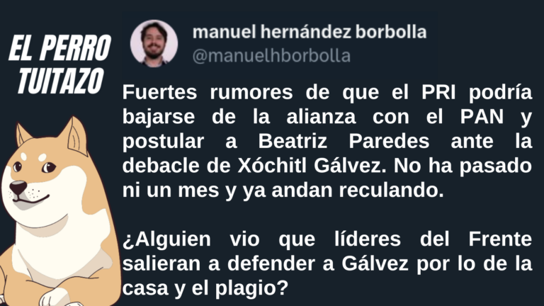 El Perro Tuitazo: Alito prepararía su salida del frente