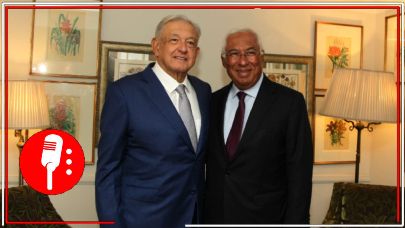 AMLO se reúne con el primer ministro portugués: Santos da Costa