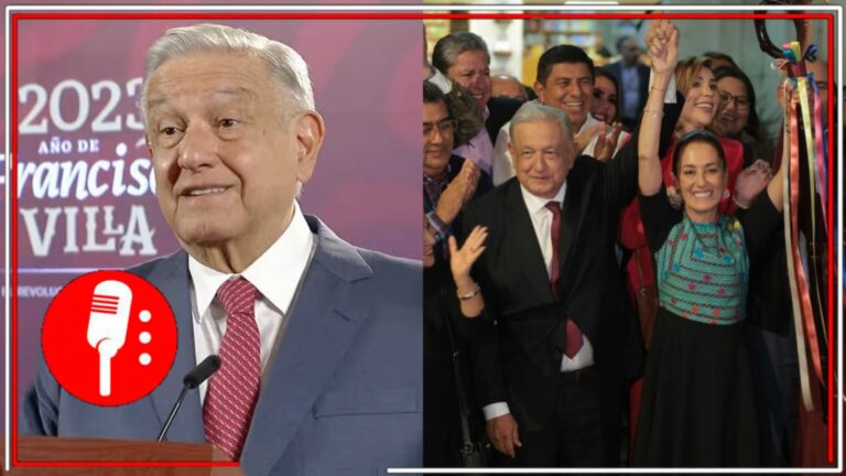 AMLO expresó que se siente contento de entregar la dirección del movimiento de transformación a Claudia Sheinbaum (FOTOS)