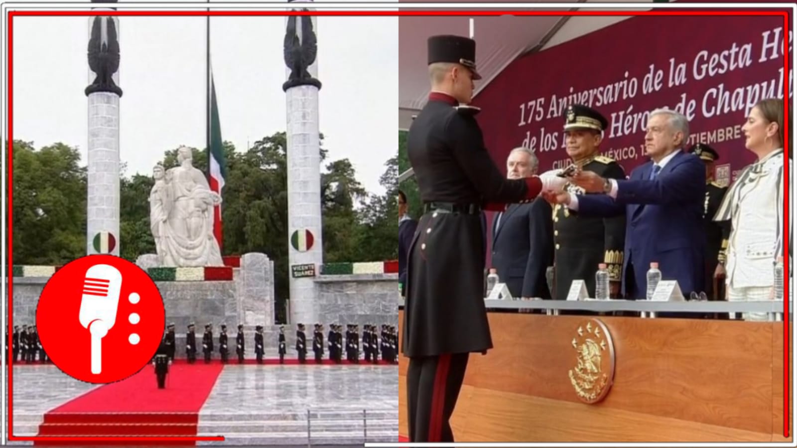 AMLO acudió a la ceremonia de conmemoración del aniversario de la Gesta Heroica de los Niños Héroes de Chapultepec (FOTOS Y VIDEO)