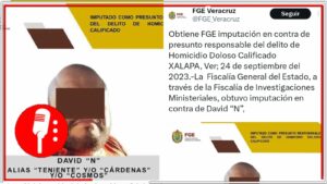 Detienen a David N alias &#8220;Cosmos&#8221; el exjefe de escoltas de Javier Duarte