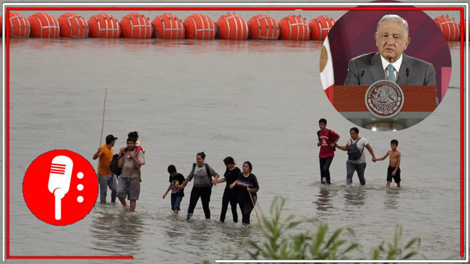 AMLO le propuso a Greg Abbott que haga una colecta para ayudar económicamente al problema migratorio en lugar de tomar medidas de inhumanidad (FOTOS)