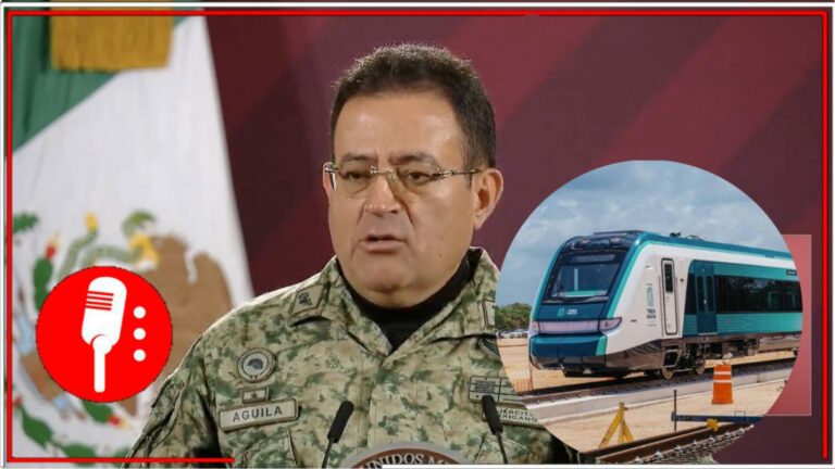 El general Óscar Lozano informó que el Tren Maya está siendo transferido por FONATUR a la SEDENA (VIDEO)